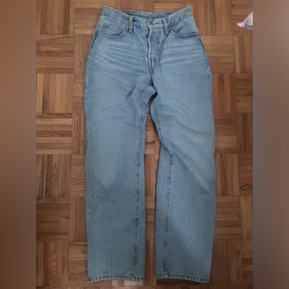 levi's 501 90 light wash jeans